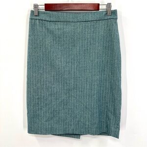 BANANA REPUBLIC FACTORY Woman's Teal Office Contemporary Pencil Skirt Size 2